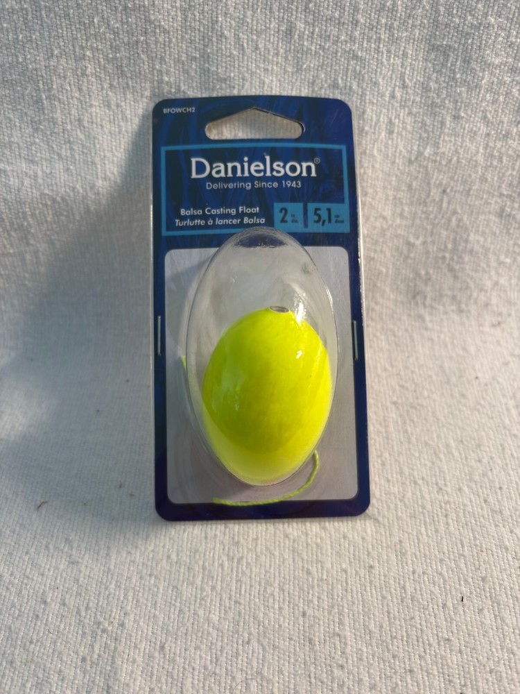 DANIELSON BALSA CASTING FLOAT 2 In da. NEW