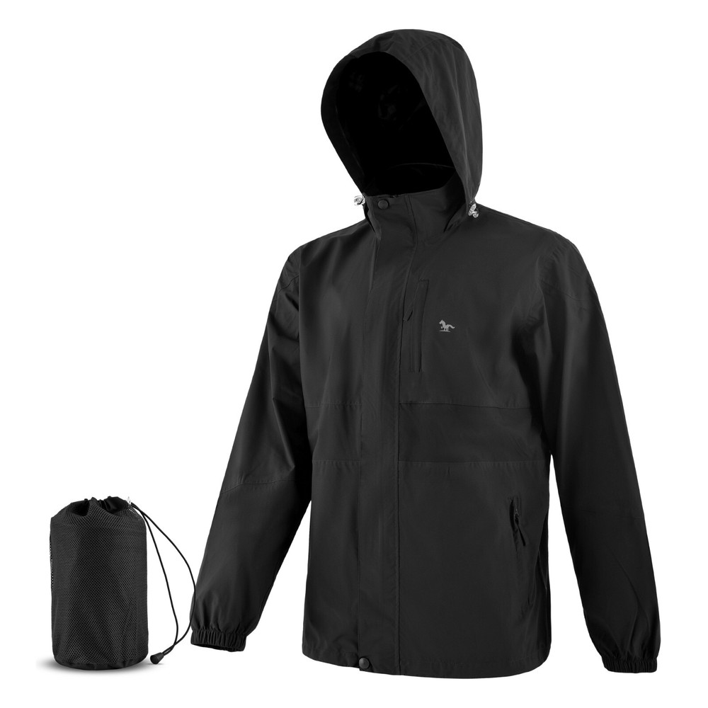 Rain Jacket Waterproof Hooded Light Weight Windbreaker