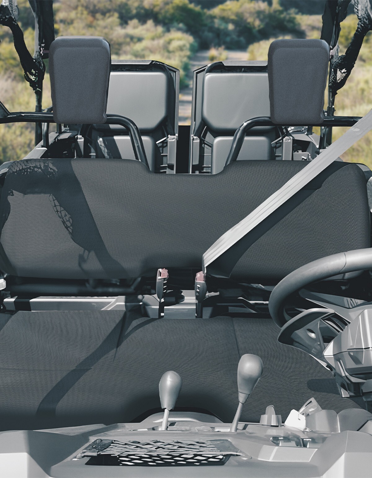 KEMIMOTO 1680D UTV Seat Cover Dust Cover for Honda Pioneer 700 / 700-4 2014-2024