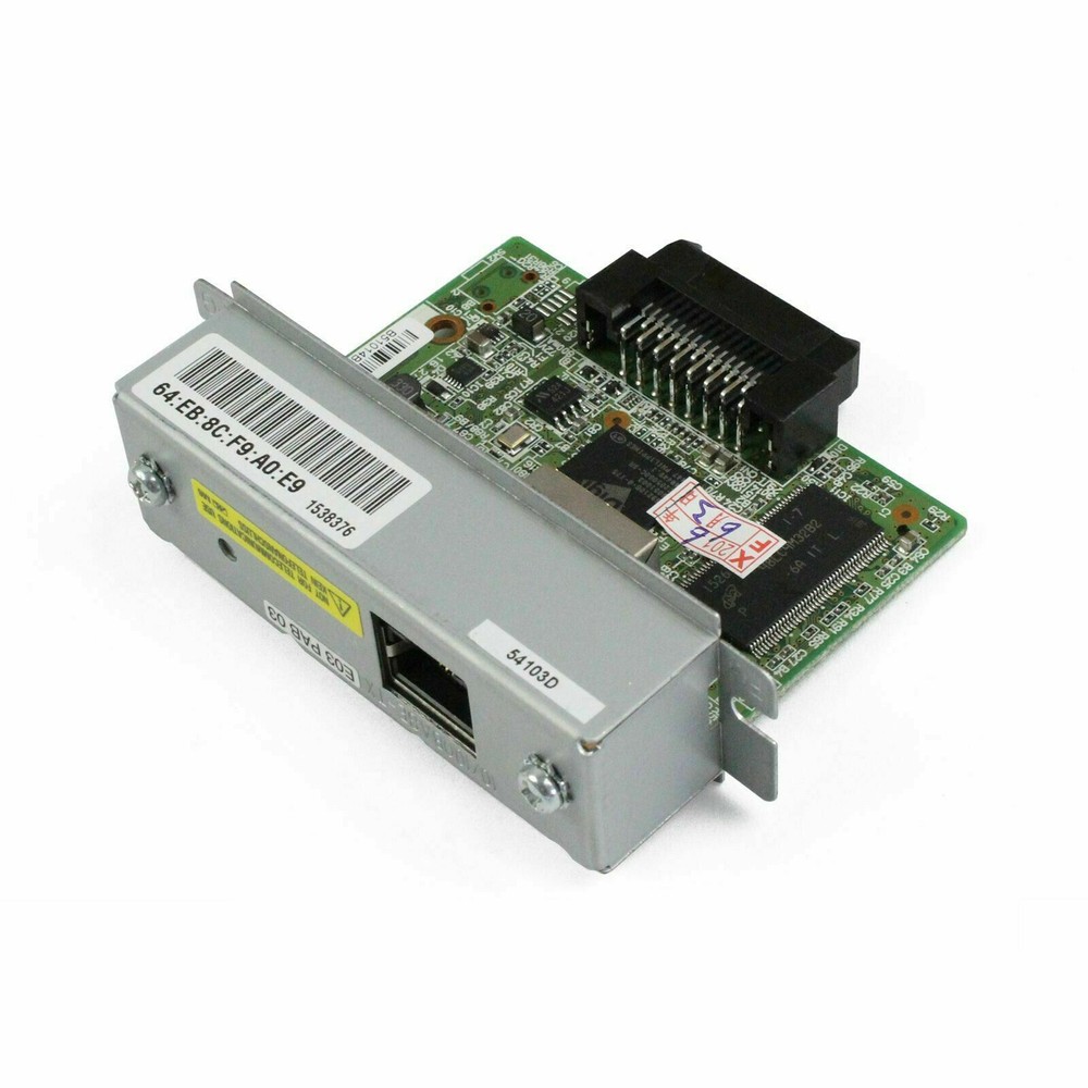 2pcs New for Epson UB-E03 Ethernet Interface Card 100MB for Receipt Print Server