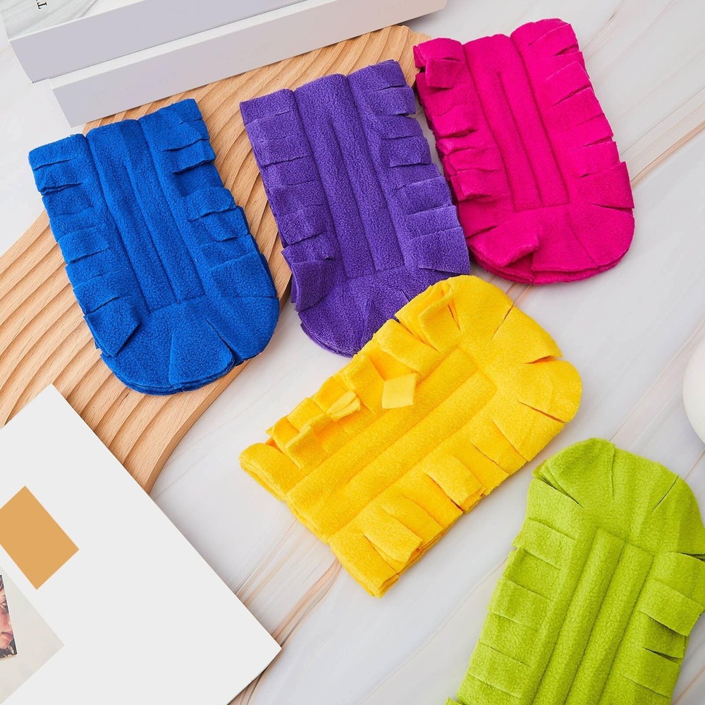 Zubebe 12 Pcs Duster Refill Reusable Fleece Duster Refills Feather Flat Duste...
