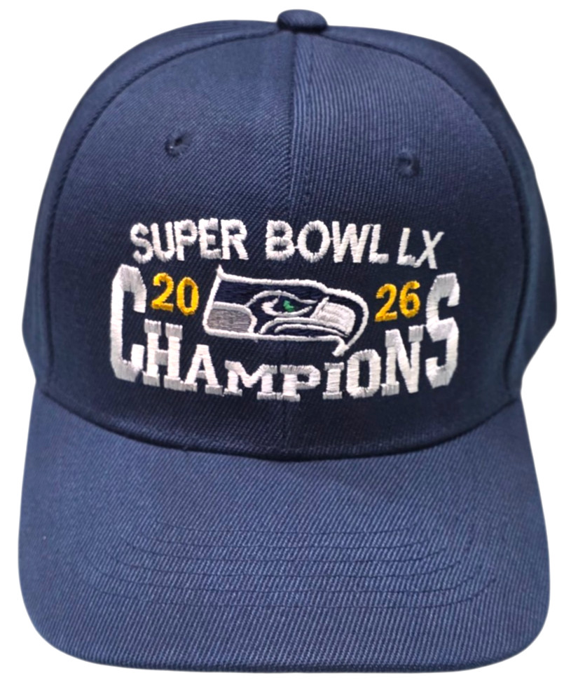 Seattle Seahawks Super Bowl LX Champions 2026 Cap