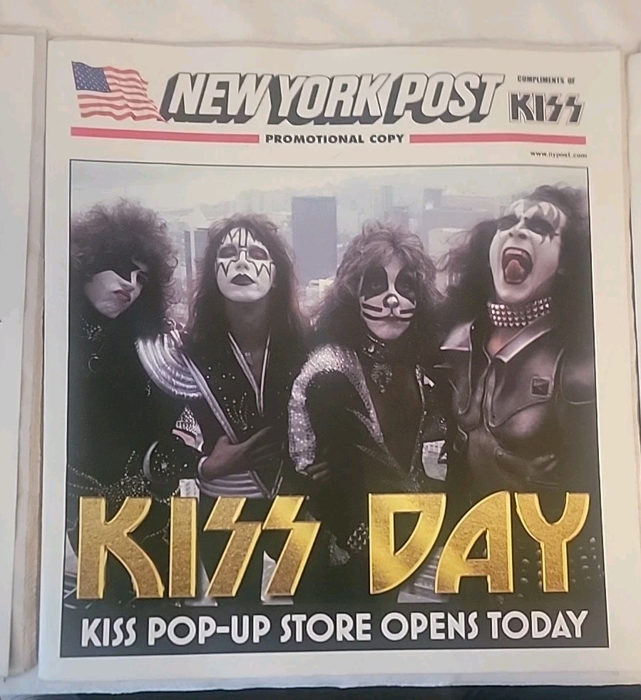 NY POST FINAL KISS SHOWS MSG -ALL 3 DAYS INCLUDING THE HTF ONE. DAY #1 VERY RARE