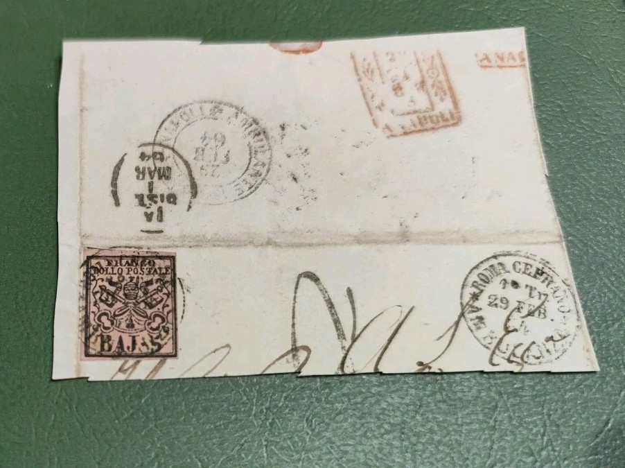 5 Baj. Three fragments. Different Colors.