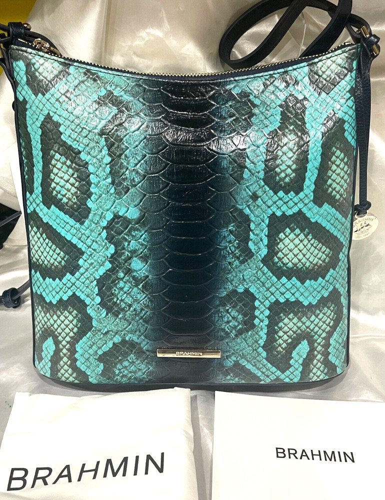 Brahmin Katie & Addy Wallet Bundle in Blue Waterford NWT - 2 items
