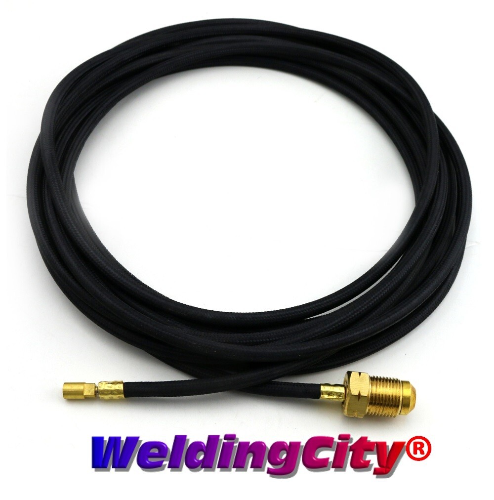 WeldingCity Power Cable Water Hose 45V04R Rubber 25-ft 250A TIG Welding Torch 20