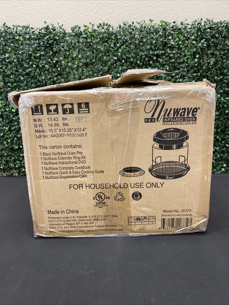Nuwave Pro Infrared Oven with Extender Ring Kit Model No. 20372