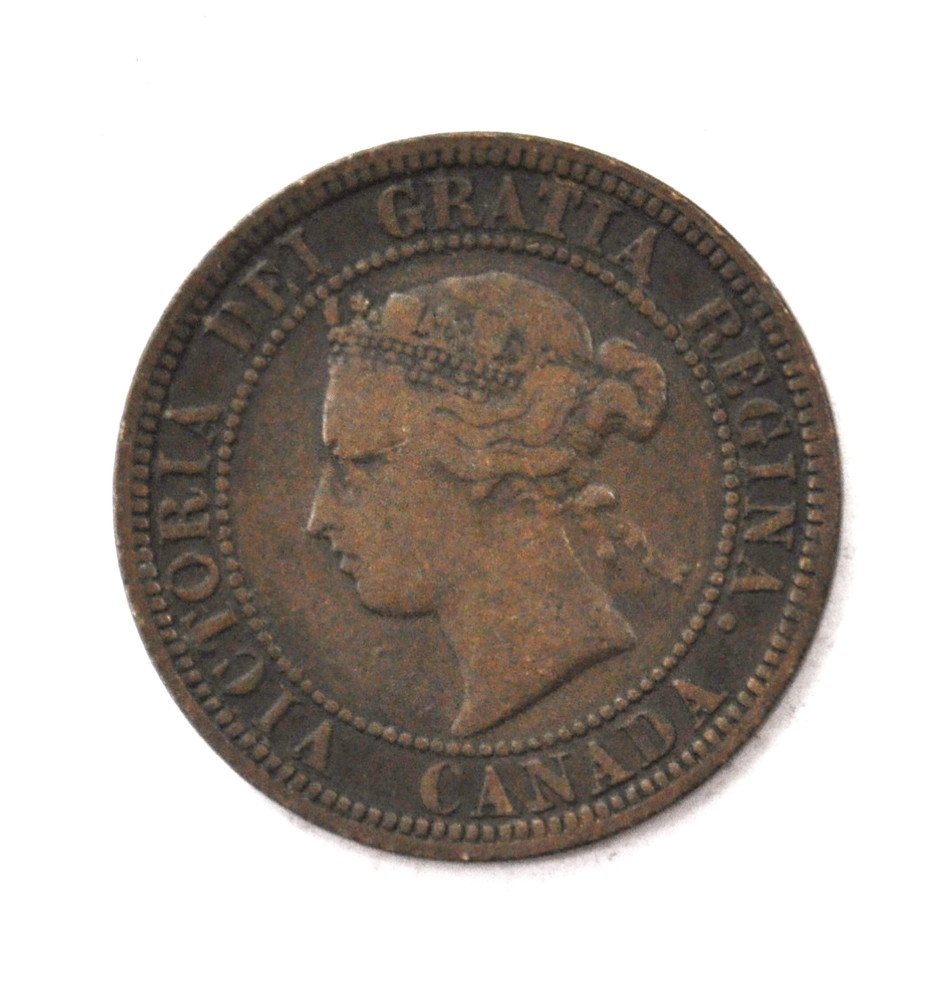 1901 1c Canada Large One Cent Penny KM#7  Bronze