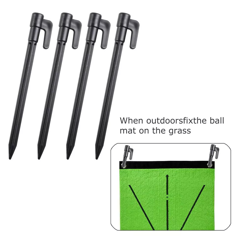 Golf Training Mat Swing Detection Practice Training Hitting Aid Game Velvet Pad