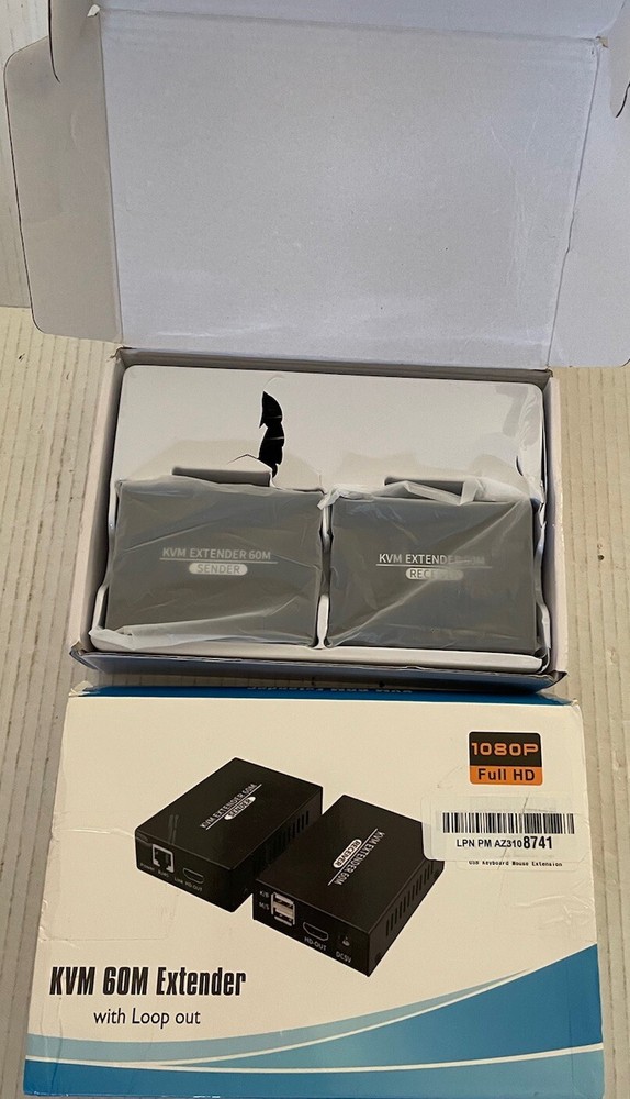 KVM 60M Extender With Loop Out