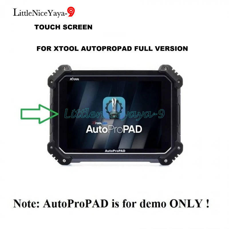 Touch Screen Digitizer Replacement for XTOOL AutoProPAD FULL Version Programmer
