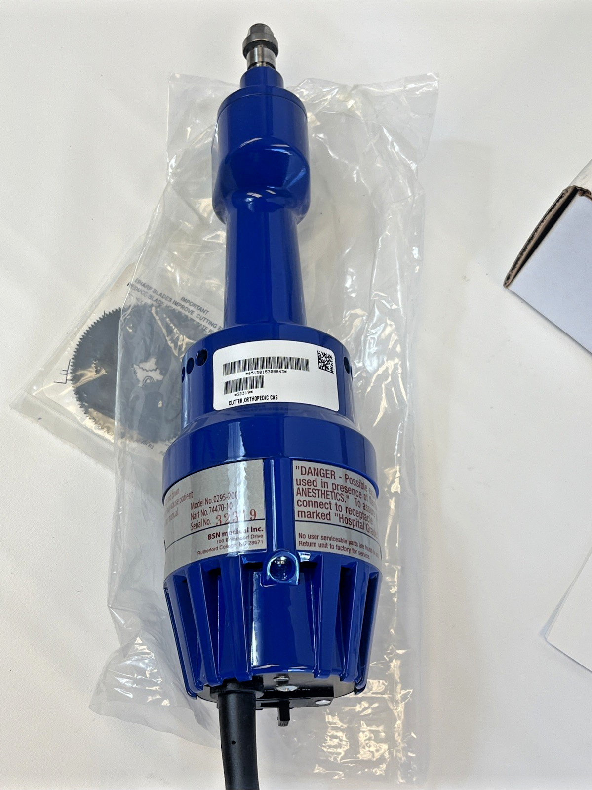 American Orthopaedic 0295-200 Cast Cutter Cutting Saw *NEW IN BOX* *US SELLER*