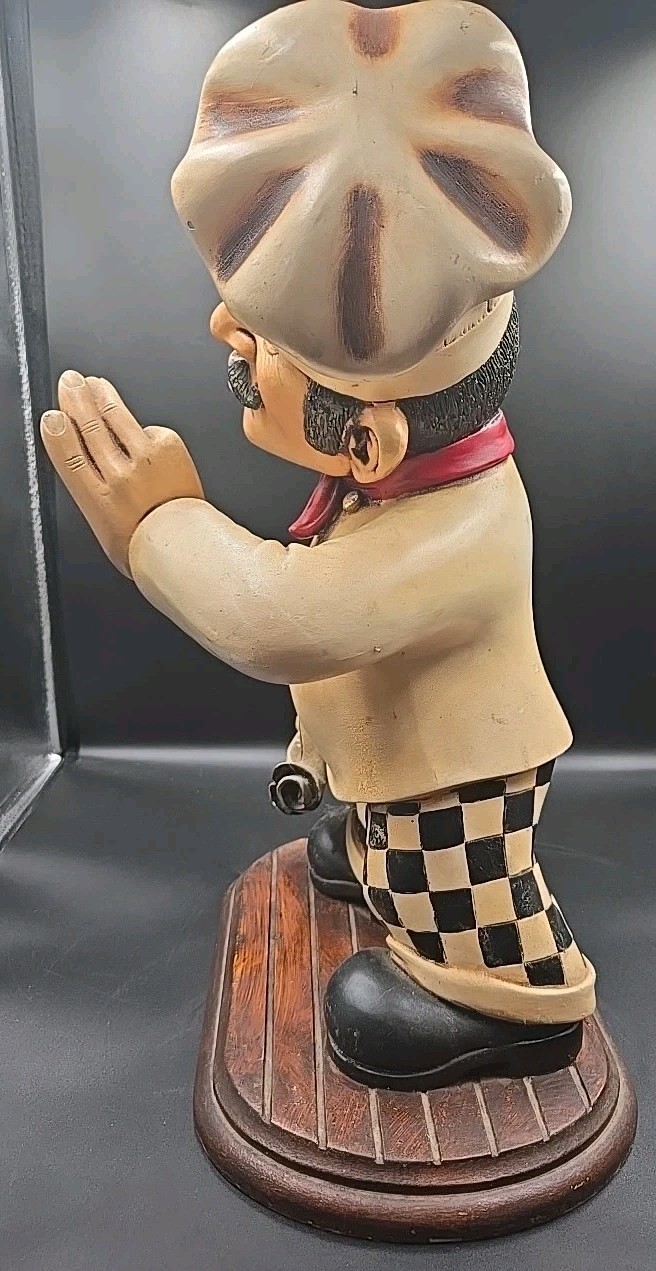 Peter Mook Pastry Cook Menu Display Chalkboard Restaurant Decor 18 inches Tall