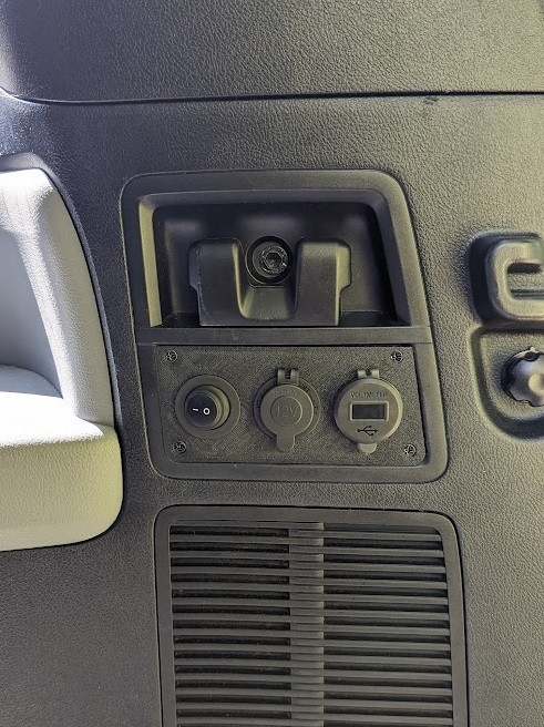 Sequoia rear cargo 12 volt accessory panel (2008-2021)