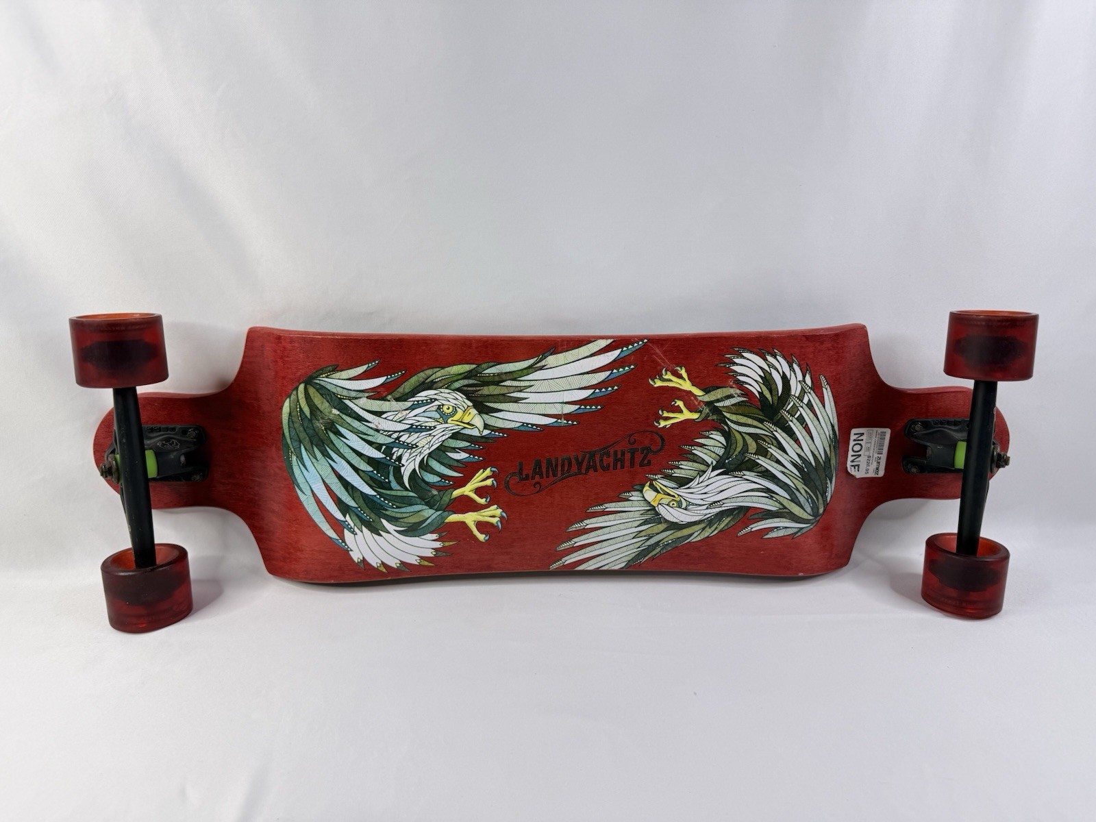 LANDYACHTZ SWITCH 35" EAGLE RED SKATEBOARD COMPLETE-9.5x35/27