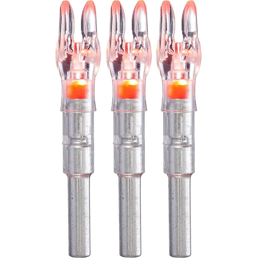 Nockturnal Red Lighted S-Nock 3-Pack