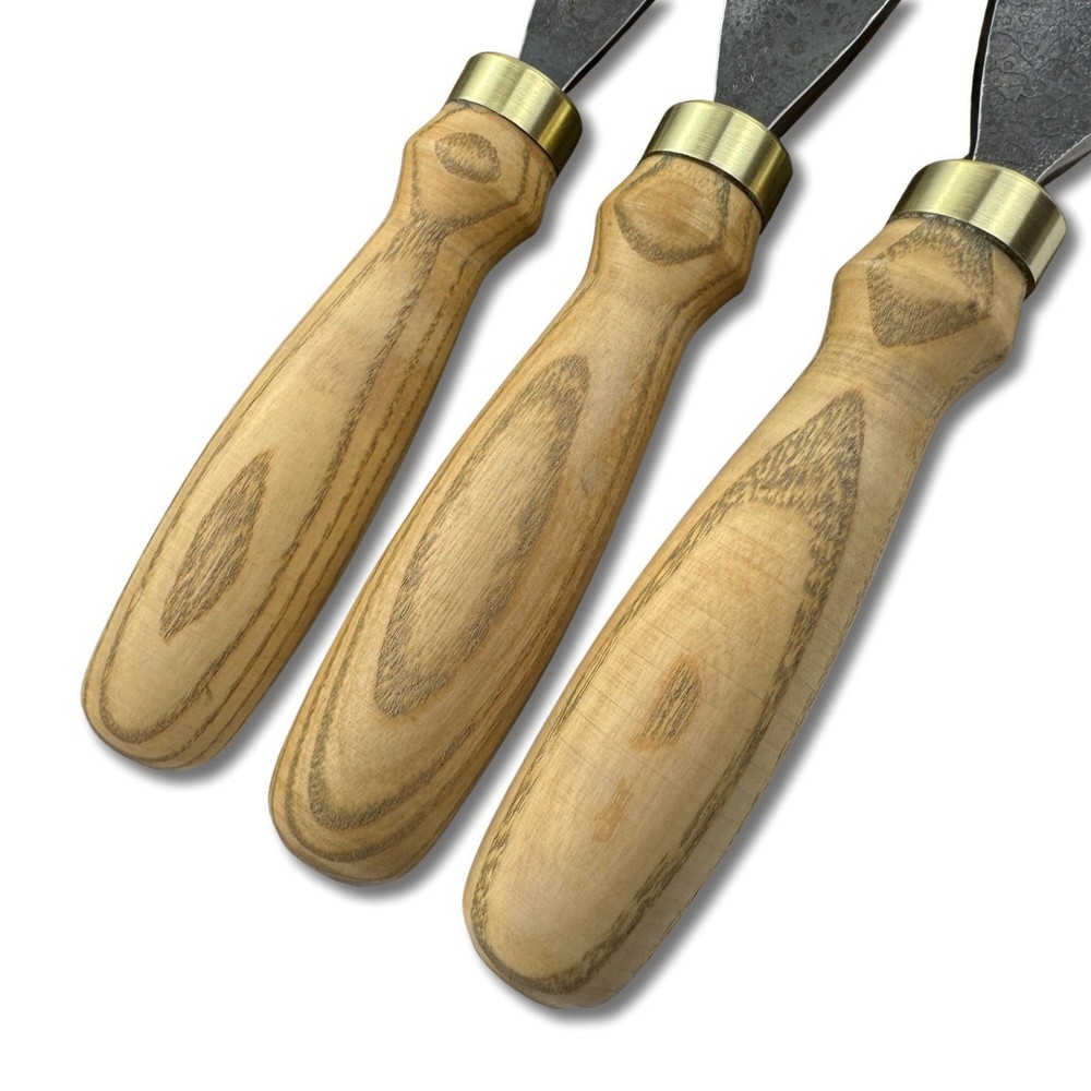 Wood Carving Gouges – Hand-Forged 52100 Steel Blades, Ash Handles, Custom Sizes