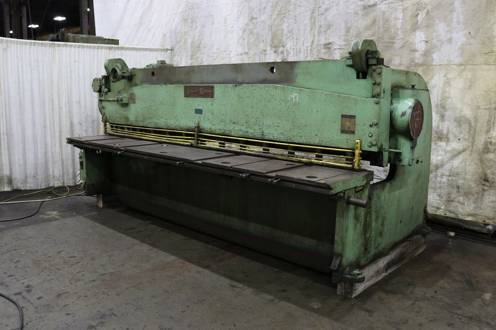 12' X 3/8" LODGE & SHIPLEY POWER SQUARING SHEAR: YODER #72446