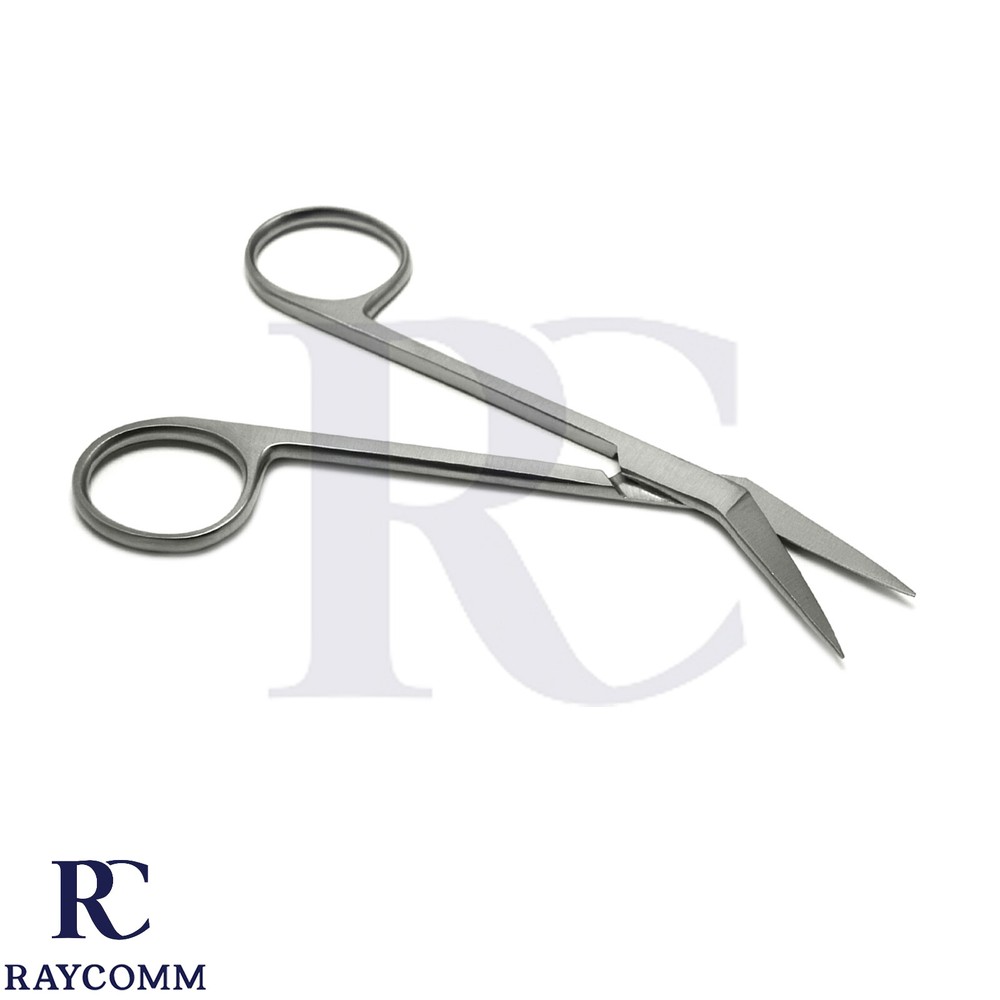 Surgical Iris Angular Scissors Suture Cutting Tissue Micro Oral Surgery Tools CE