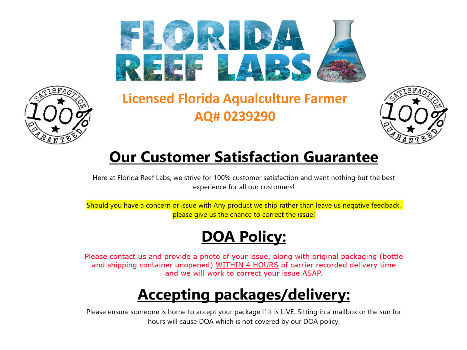 LIVE Copepods 16oz / Live Phytoplankton 16oz Combo - Florida Reef Labs®