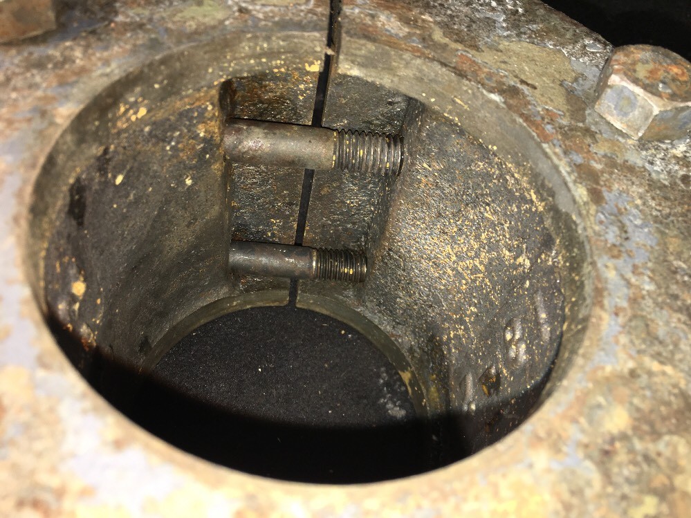 VTG Cincinnati Royal Drill Press Column Base Bracket Off A 3.5 Column