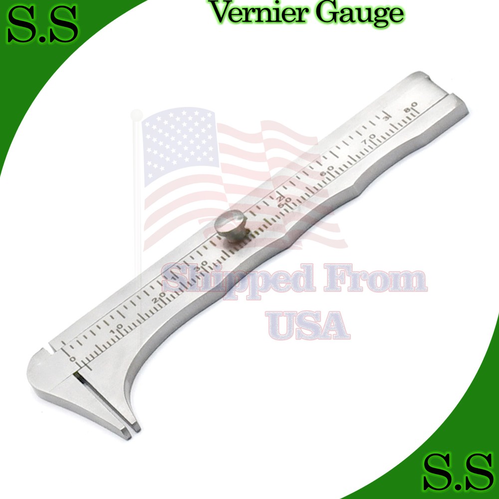 0-80MM Measuring Tool Gauge Double Scale Mini Sliding Depth Caliper