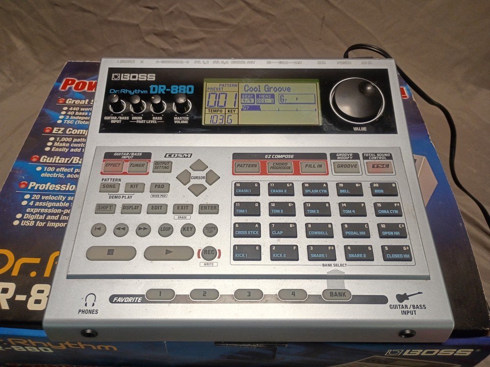 Boss Dr-880 DR880 Dr. Rhythm Drum Rhythm Machine