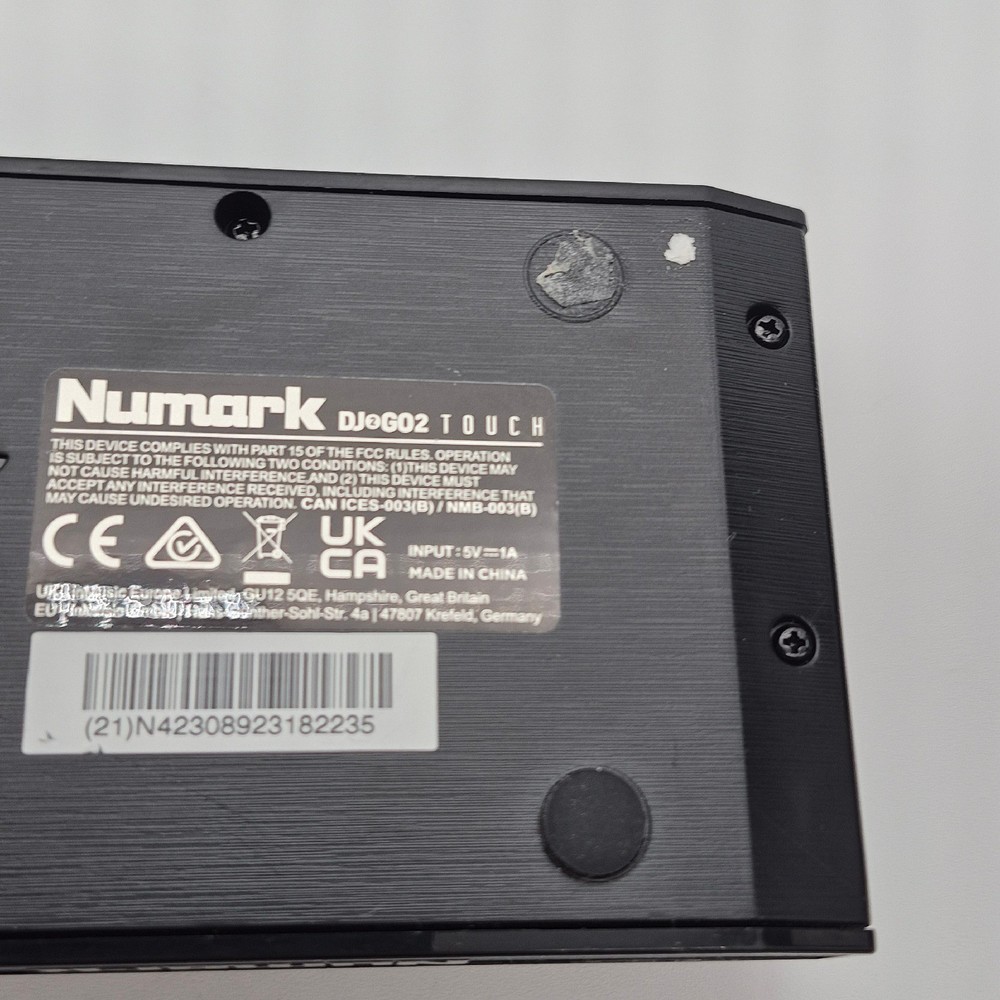 Numark DJ2GO2 Touch Compact 2 Deck USB DJ Controller Touch Jog Wheels Serato