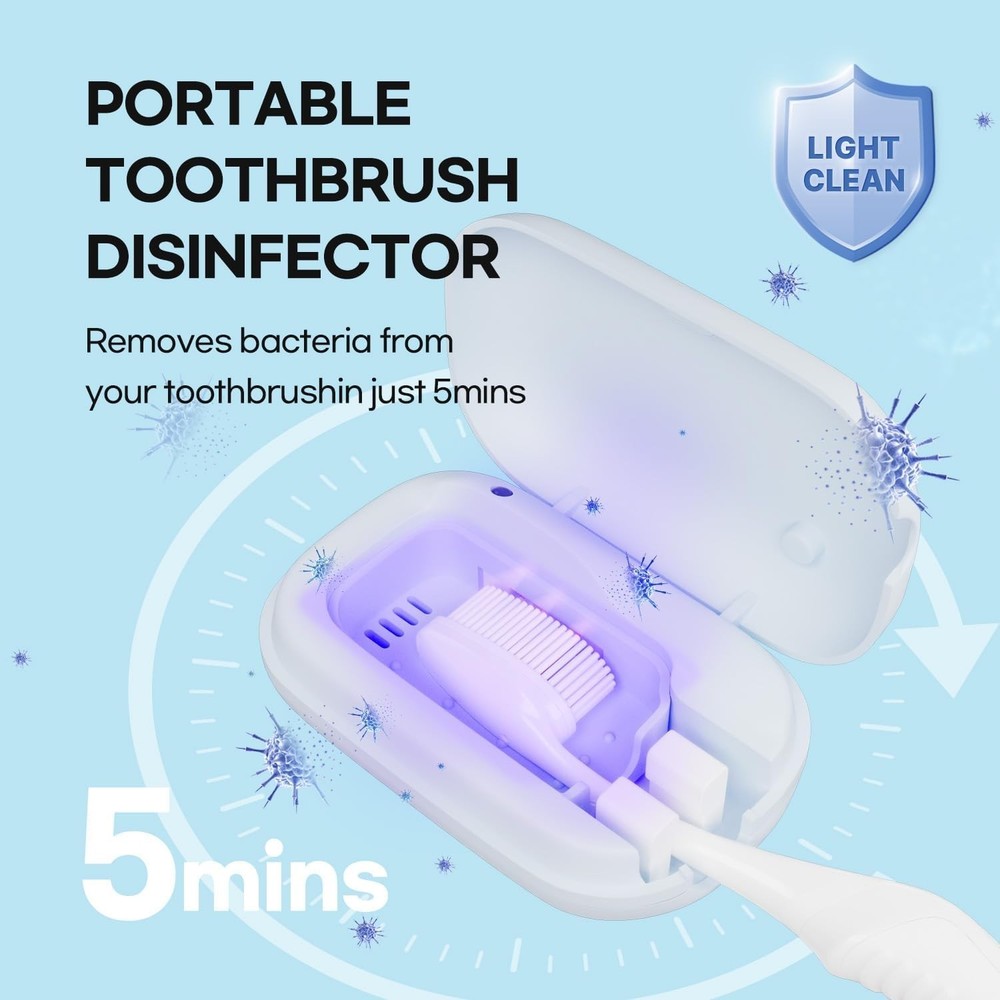 Compact HubiCare Toothbrush Case - Large Head Compatible, Safe & Stylish
