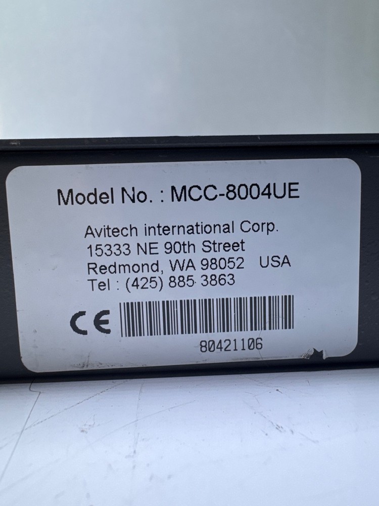 AVITECH MCC-8004UE 4 INPUT MULTIVIEWER