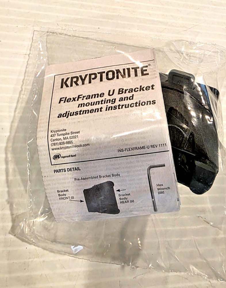 KRYPTONITE FlexFrame U Bracket vr2 Mounting & Adjustment w/ Instructions