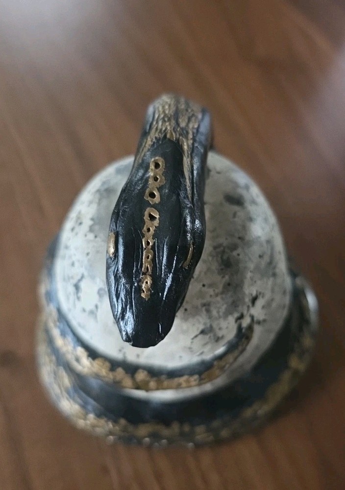 Snake Incense Holder Ceramic Burner Handmade OOAK