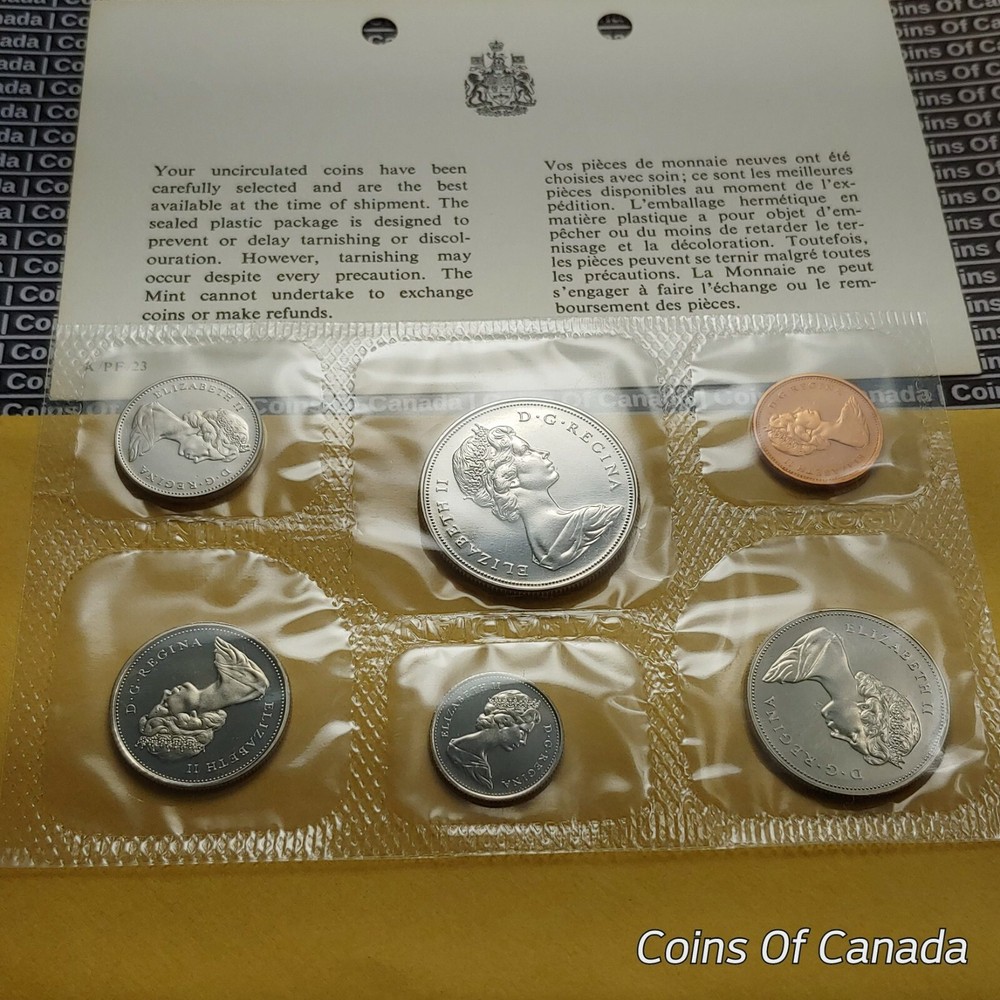 1970 Canada Prooflike 6 Coin Original Set Multiple Sets Available #coinsofcanada