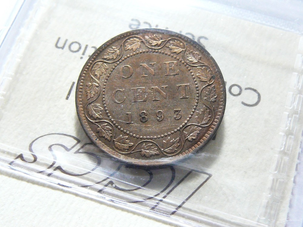 1893 1c ICCS AU 55 Canada Cent