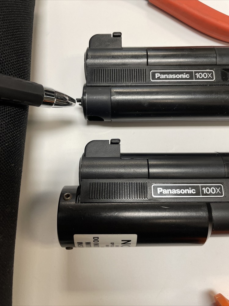 Panasonic (2) FF-394 Light Scope Fiber Optic Microscope Fiberscopes (BUNDLE)