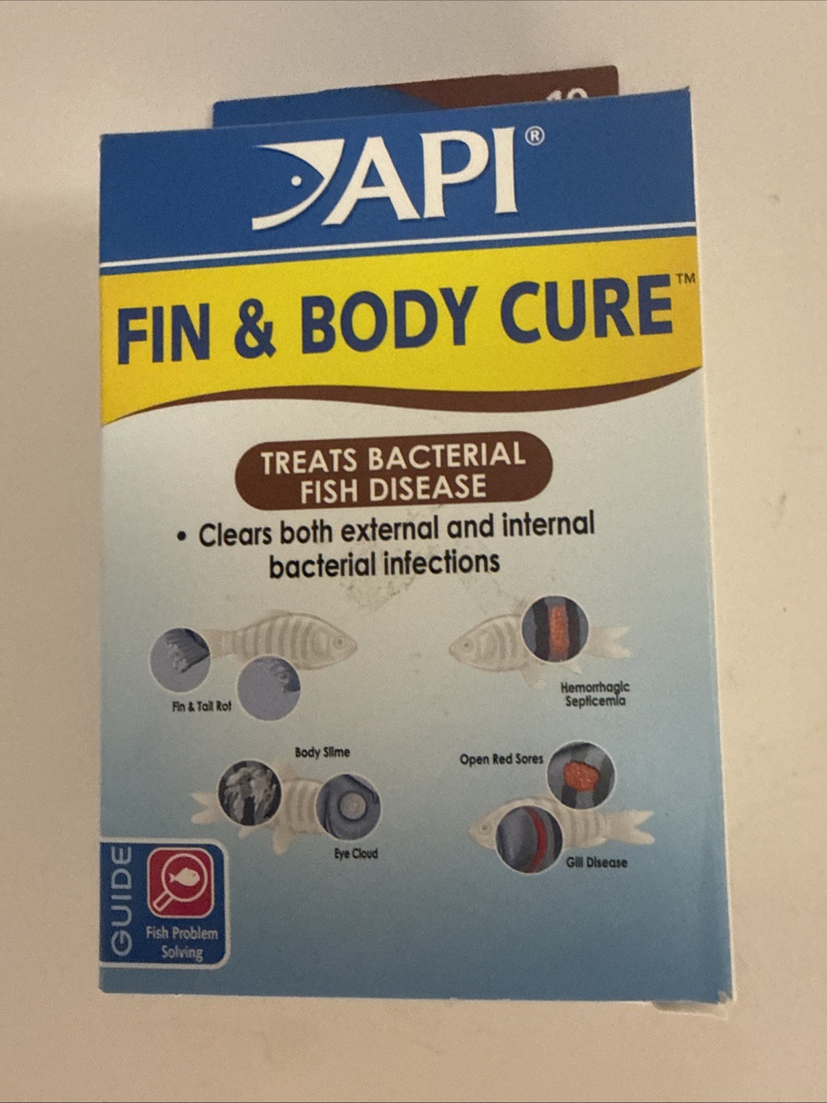 API FIN & BODY CURE Remedy Aquarium Tropical Fish Bacteria Exp 2/27