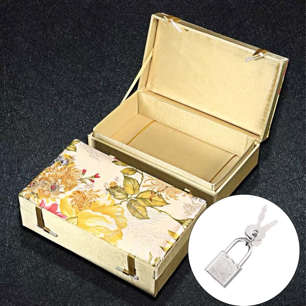 10Pcs Mini Cute Diary Padlock, Tiny Luggage Lock with Keys, Small Locks for J...