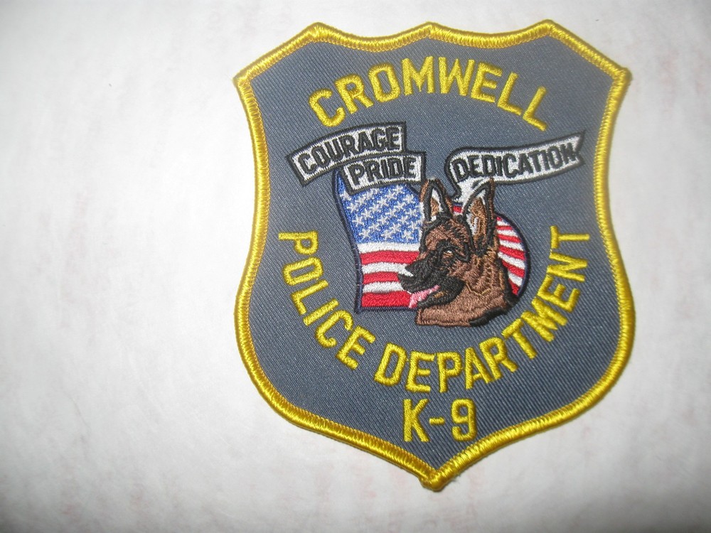 CROMWELL CONNECTICUT K9 POLICE PATCH