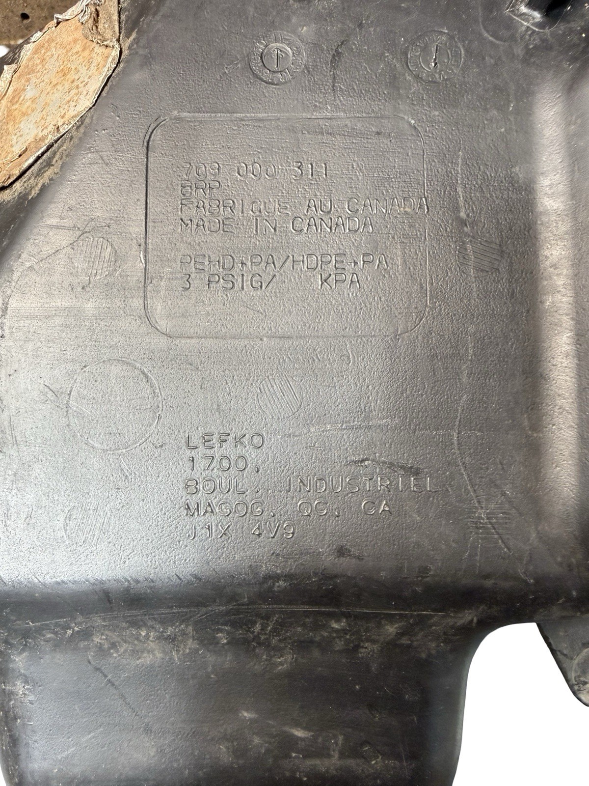 2012 Can-Am Outlander 1000 OEM Fuel Tank Assembly 709000799