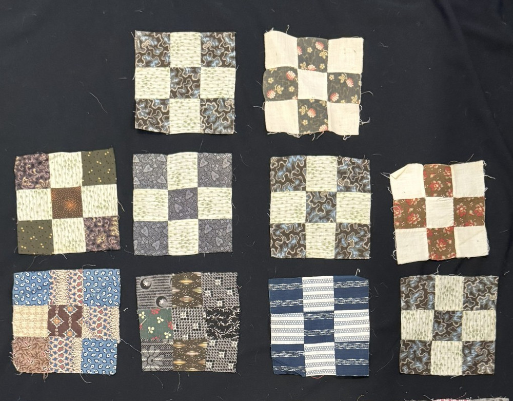 Antique 1870 Miscellaneous Quilt Blocks #2