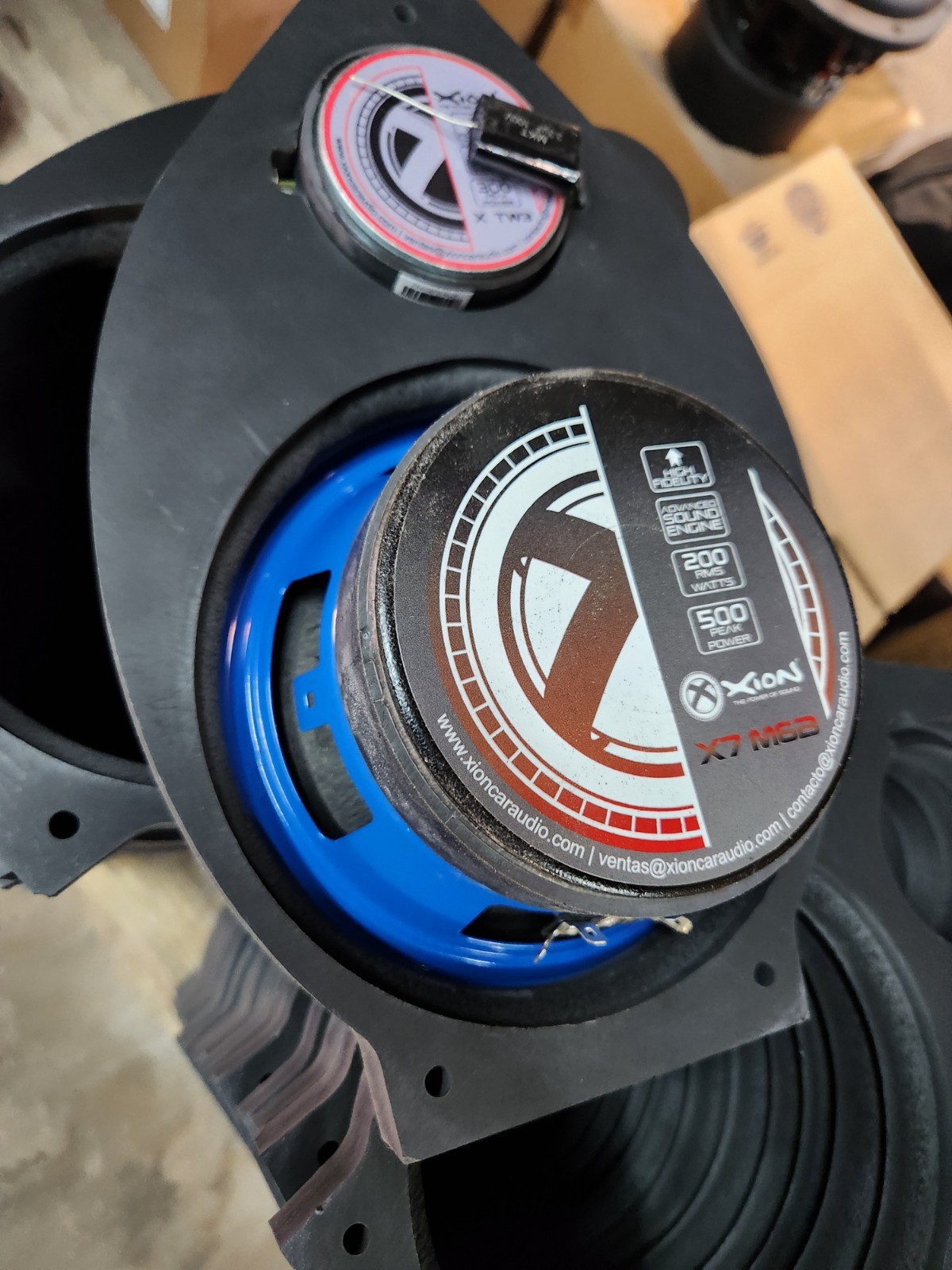 Custom Door Speaker Adapters 6x9 to 6.5 w 3.5 Tweeter 2014-2026 Chevy GMC GM