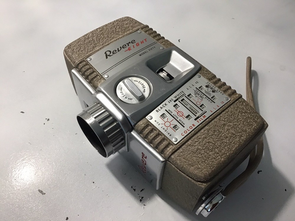 Revere Eight Model 50 8mm Camera From 1957 Preowned