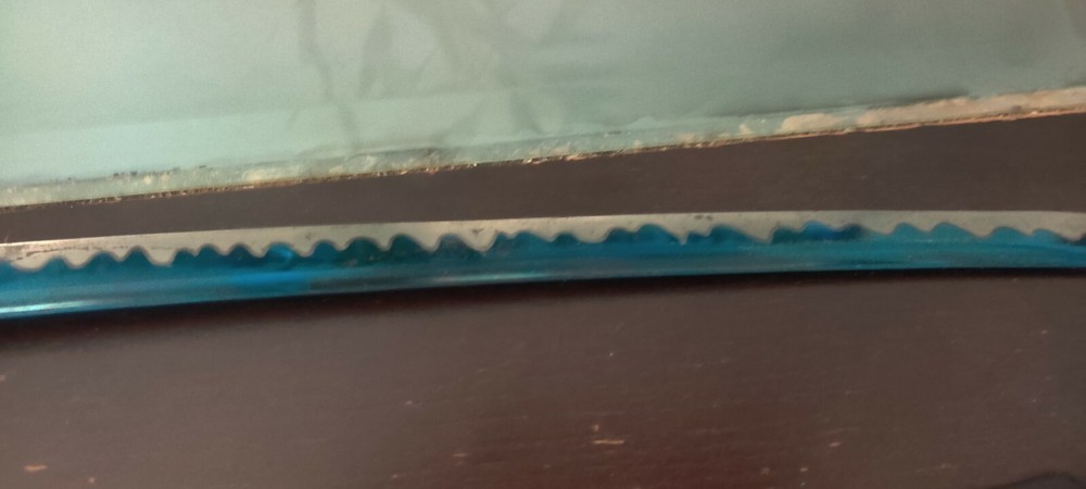 Blue katana 1095 - Hamon