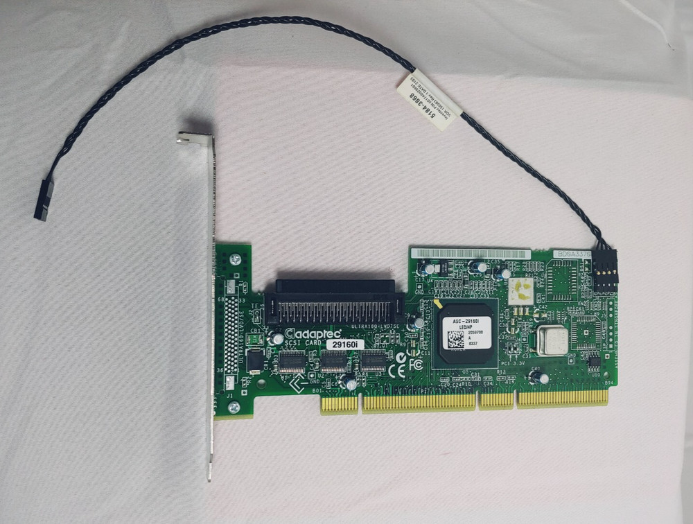 Adaptec ASC-291601 SCSI Controller Card - NEW