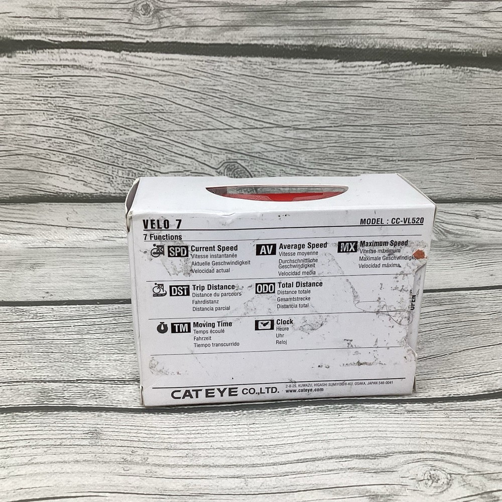 CatEye Wired Velo 7 Function Biker Computer CC-VL520