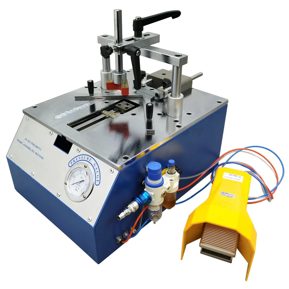 Desktop Pneumatic Nail Angle Machine Photo Frame Decoration Machine