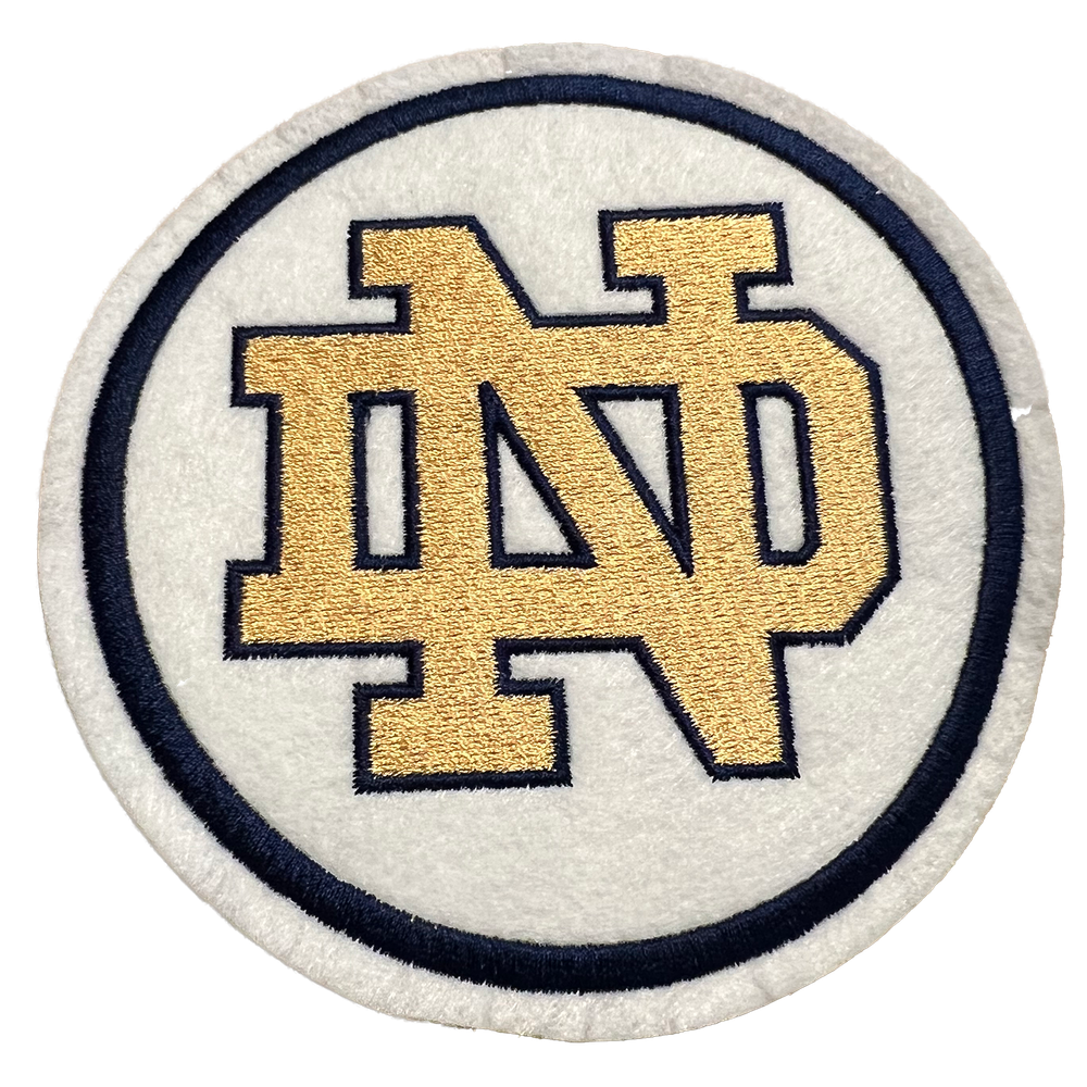 Embroidered/Tackle Twill Iron-on Patch - Notre Dame Fighting Irish