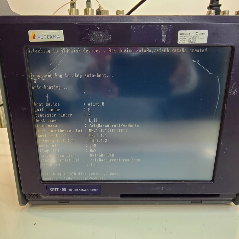 Acterna ONT-50 Optical Network Tester, OTDR, JDSU