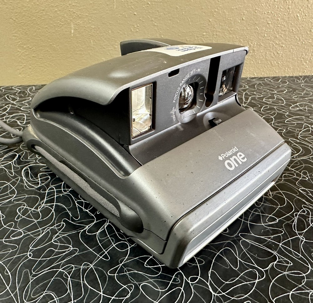 Polaroid One Folding 600 Instant Camera Silver Gray