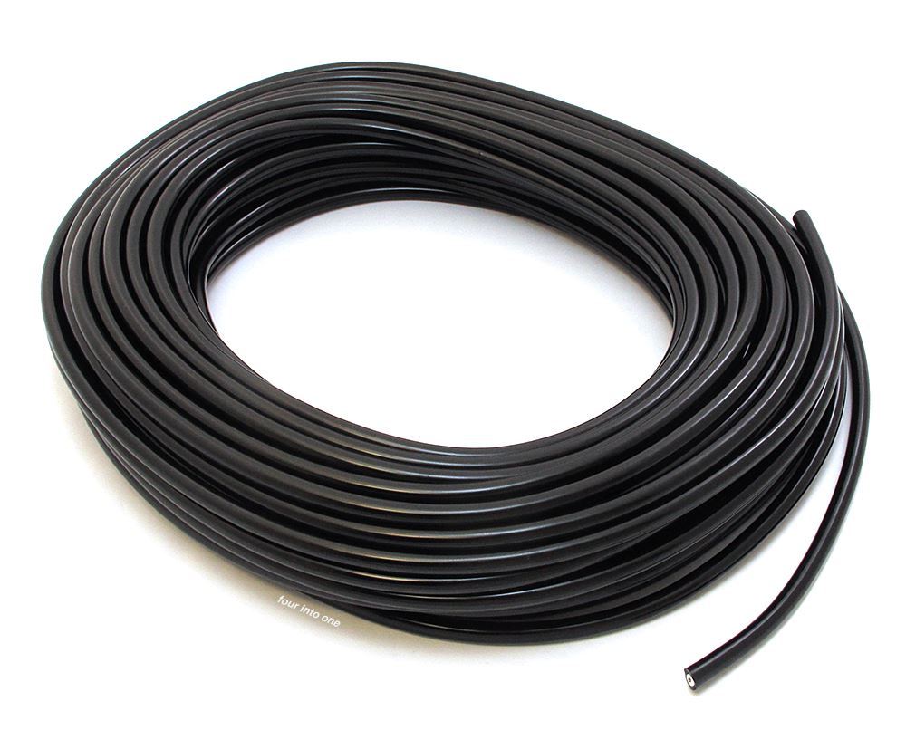 Black Spark Plug Wire - 7mm - 10 Feet